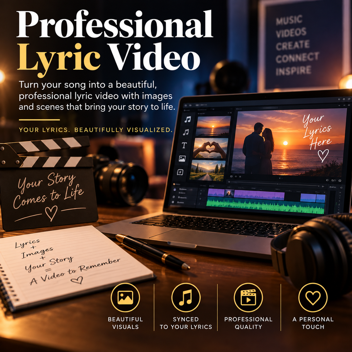 Professional Lyric Video