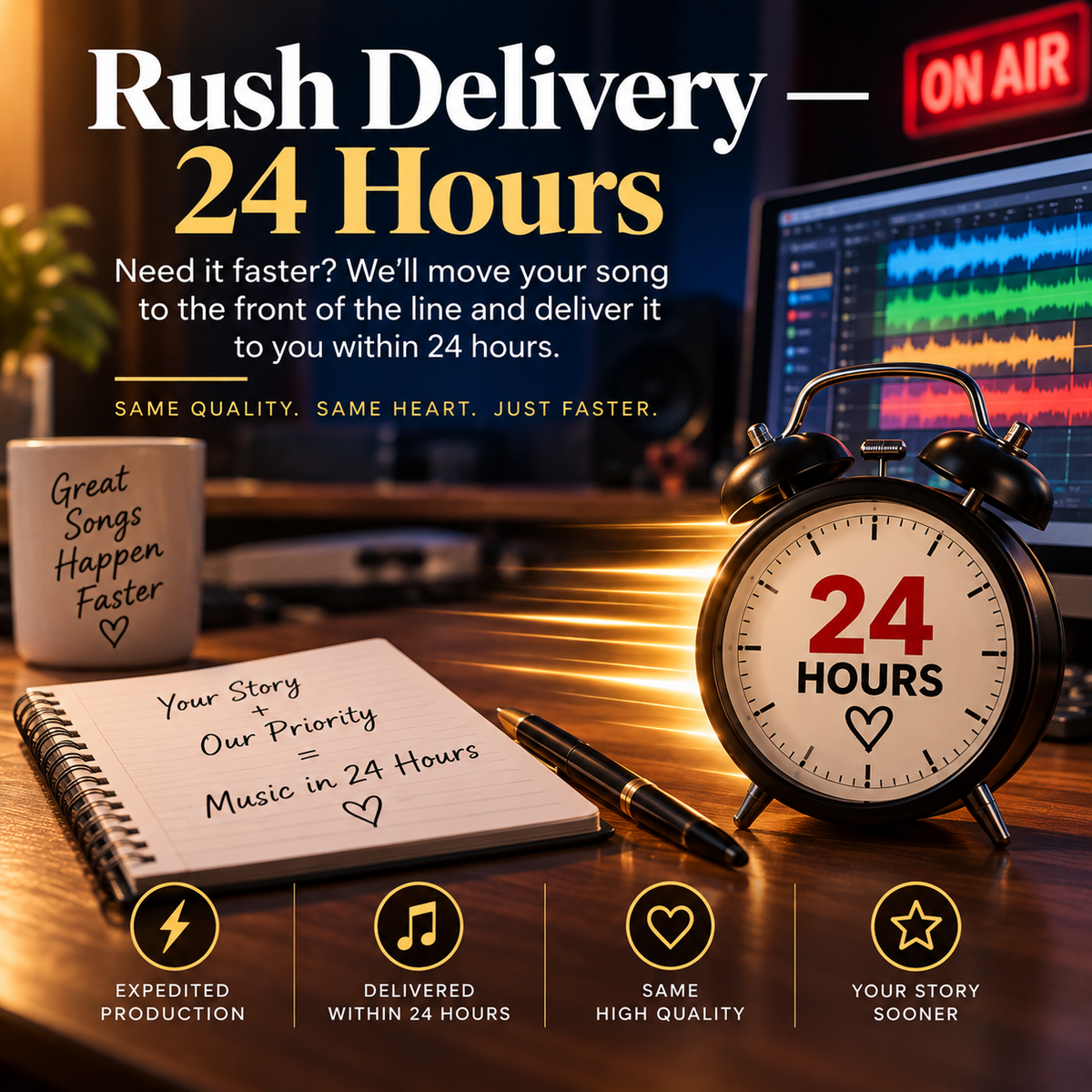 Rush Delivery — 24 Hours